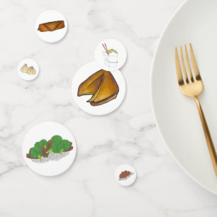 Mitnehmen Chinesisches Restaurant Küche mitnehmen Konfetti
