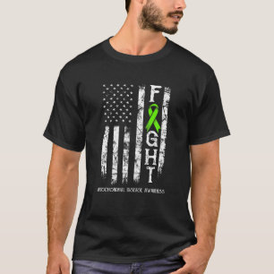 Mitochondriale Krankheit Krieger US-Flagge T Shirt