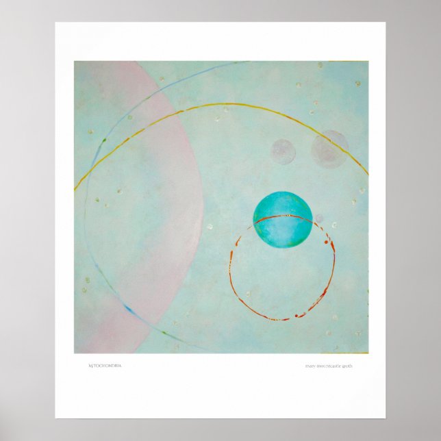 Mitochondrien Druck Poster (Vorne)