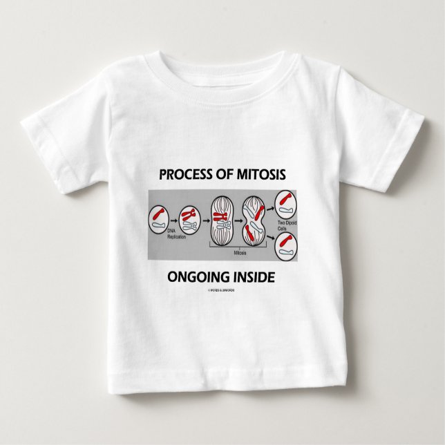 Mitoseprozess im Inneren Baby T-shirt (Vorderseite)