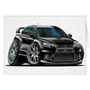 Mitsubishi Evo Black Car