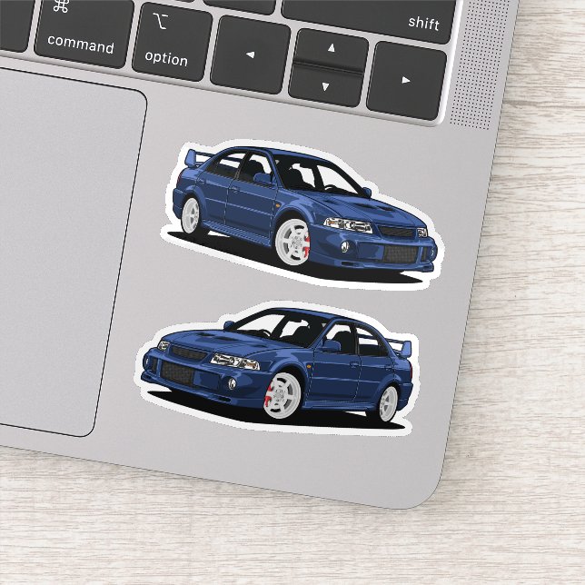 Mitsubishi Evo Car Sticker (Detail)