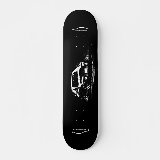 Mitsubishi EVO Skateboard (Vorne)