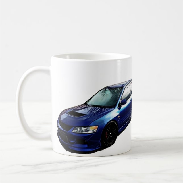 Mitsubishi-Evolution Kaffeetasse (Links)