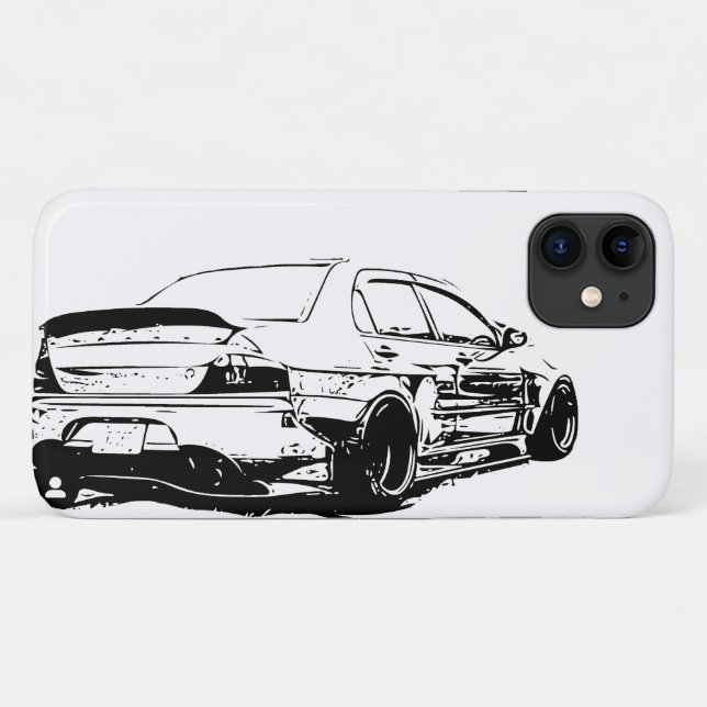 Mitsubishi Evolution Vector Image Case-Mate iPhone Hülle (Rückseite (Horizontal))