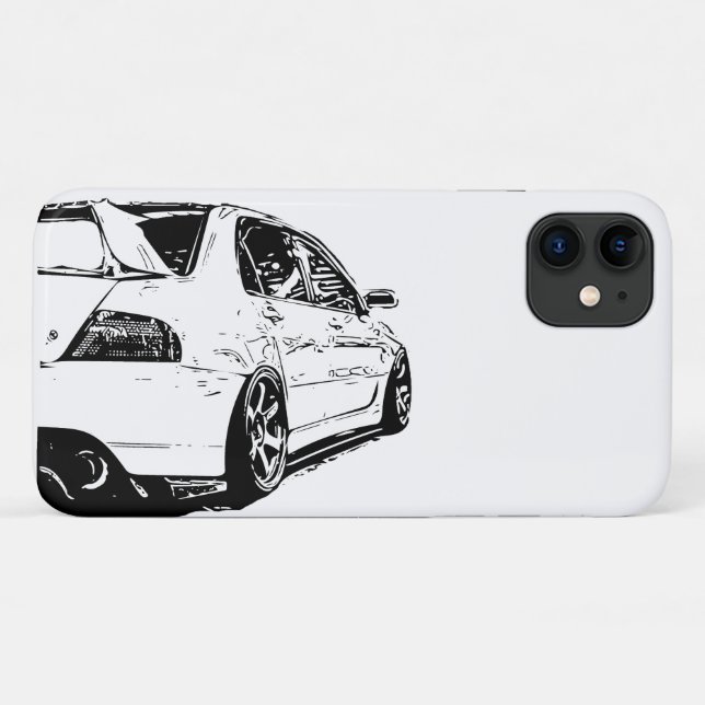 Mitsubishi Evolution Vector Image Case-Mate iPhone Hülle (Rückseite (Horizontal))