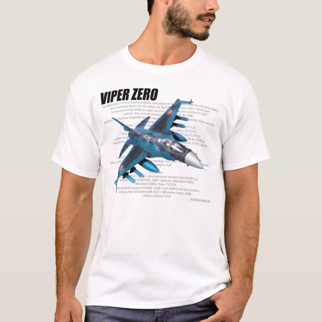Mitsubishi F-2"VIPER ZERO" T-shirt (Vorderseite)