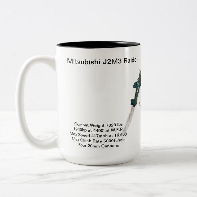 Mitsubishi J2M3 Tasse d'avion de ligne (Gauche)