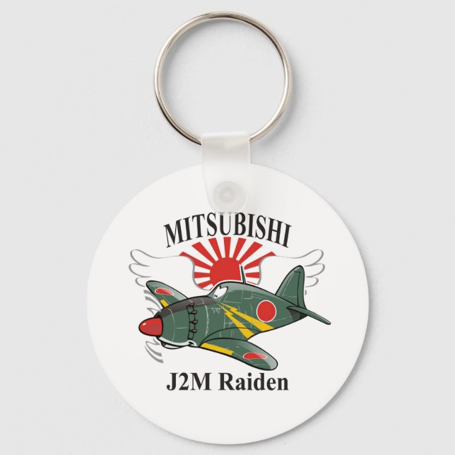 mitsubishi J2M Raiden Schlüsselanhänger (Vorderseite)