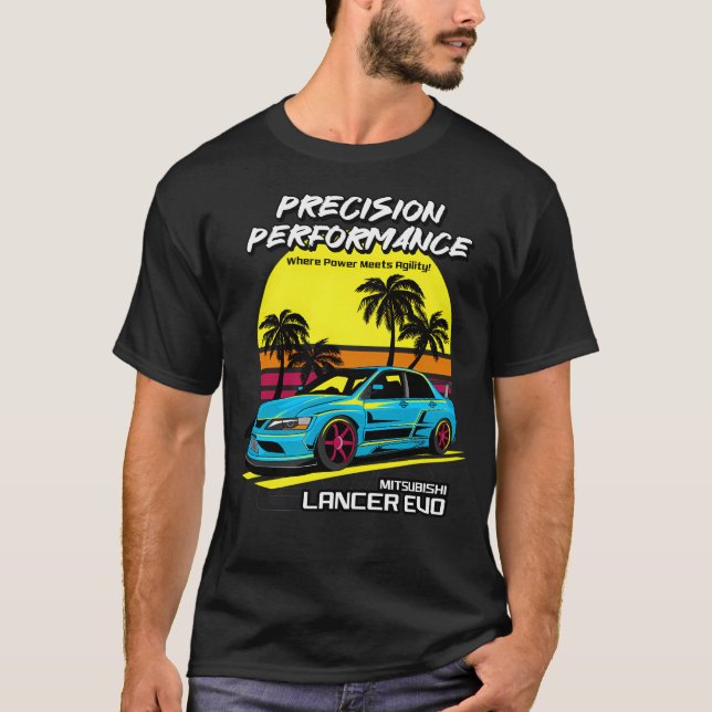 Mitsubishi Lancer Evo T-Shirt (Vorderseite)
