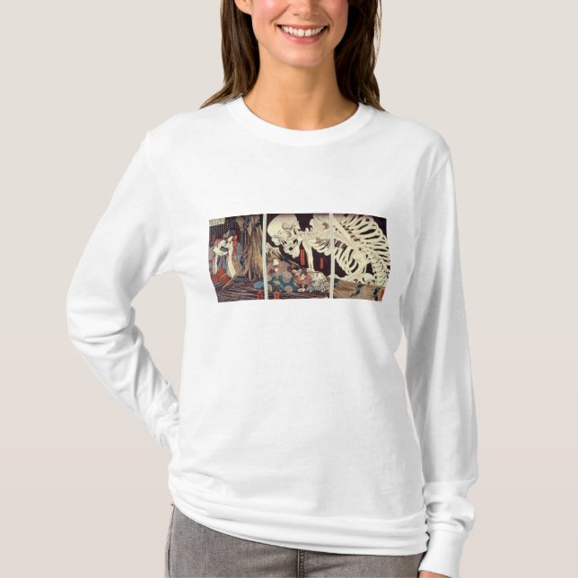 Mitsukini, welches die Skeleton Erscheinung, T-Shirt (Vorderseite)