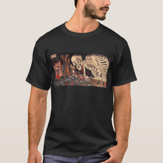 Mitsukuni, welches die Skeleton Erscheinung T-Shirt