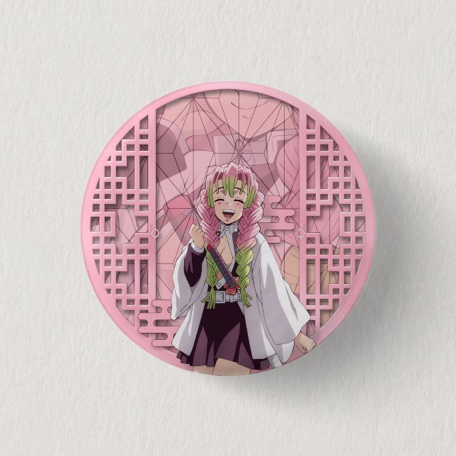 Mitsuri Kanroji Button (Vorderseite)