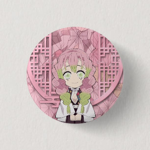 Mitsuri Kanroji Chibi Button