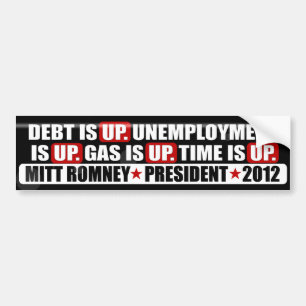 Mitt Romney - 2012 Autoaufkleber