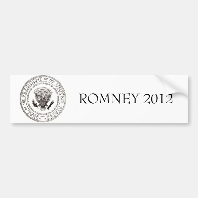Mitt Romney 2012 Autoaufkleber (Vorne)