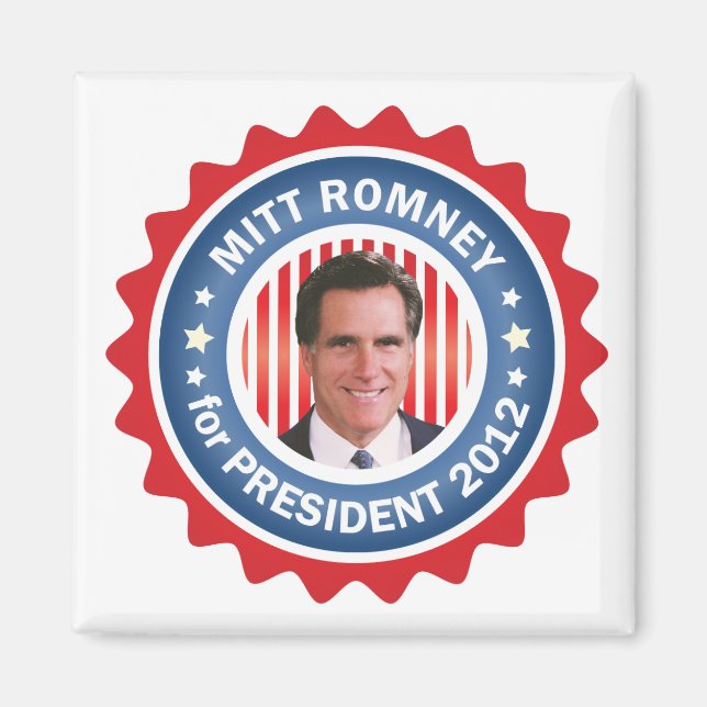 Mitt Romney 2012 für US-Präsident Magnet (Vorne)