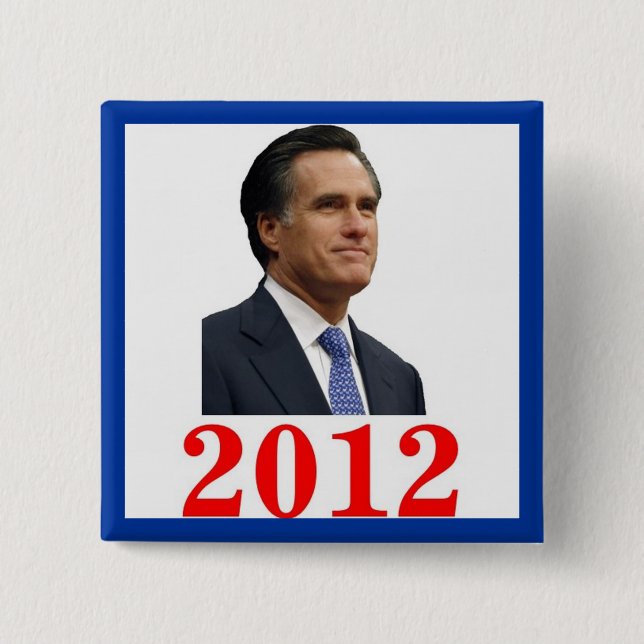 Mitt Romney 2012 Knopf Button (Vorderseite)