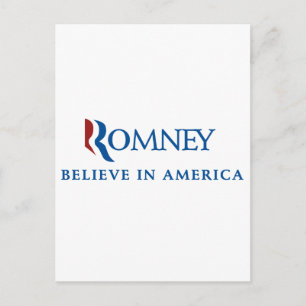 Mitt Romney 2012 Postkarte