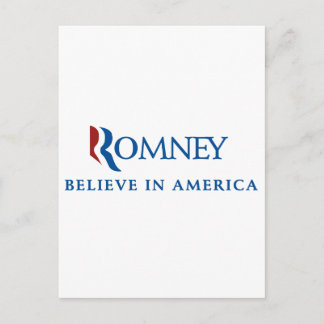 Mitt Romney 2012 Postkarte