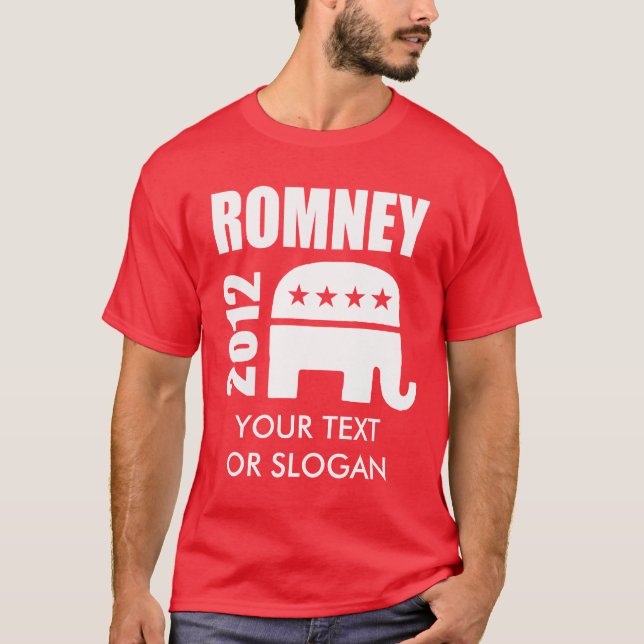 MITT ROMNEY 2012 T-Shirt (Vorderseite)
