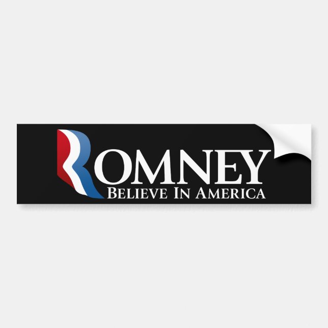 Mitt Romney für Präsident 2012 Autoaufkleber (Vorne)