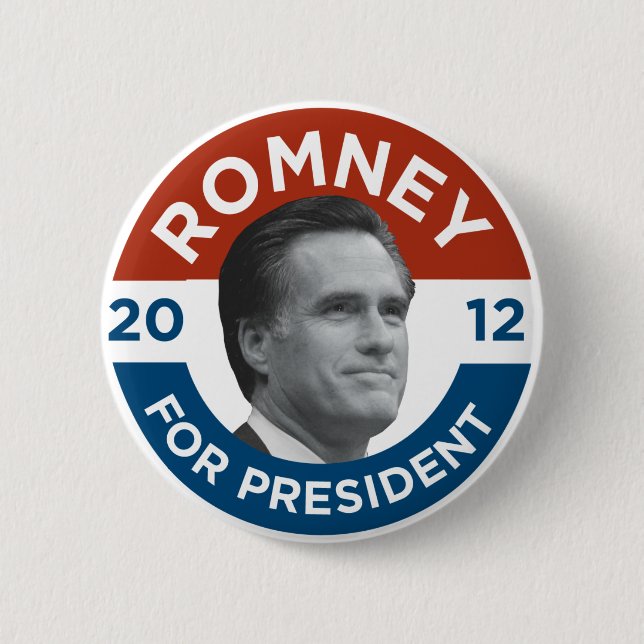Mitt Romney für Präsidenten 2012 Button (Vorderseite)