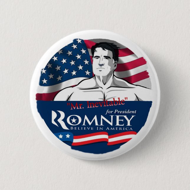 Mitt Romney, Herr Inevitable Button (Vorderseite)