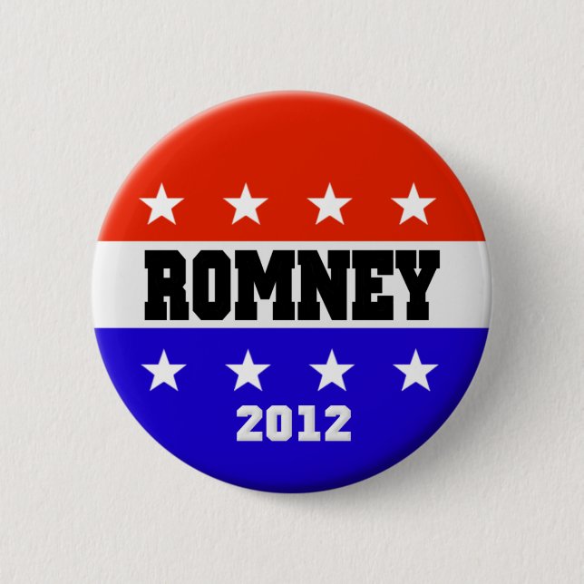 Mitt Romney Kampagnenschaltfläche Button (Vorderseite)