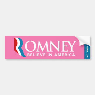 Mitt Romney Logo glauben an Amerika-Autoaufkleber Autoaufkleber