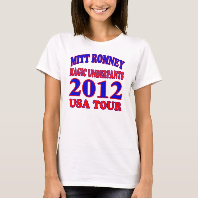 Mitt Romney-MAGIE-UNTERHOSEN T-Shirt (Vorderseite)