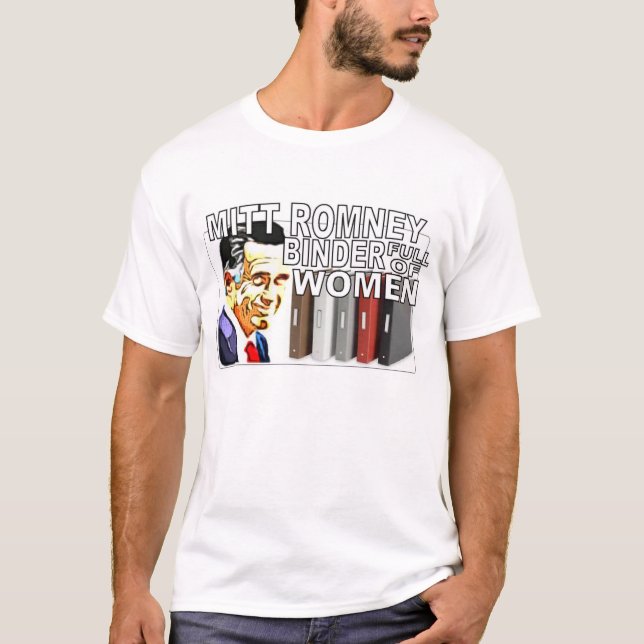 Mitt Romney-Mappen voll des Frauen-T-Shirts T-Shirt (Vorderseite)