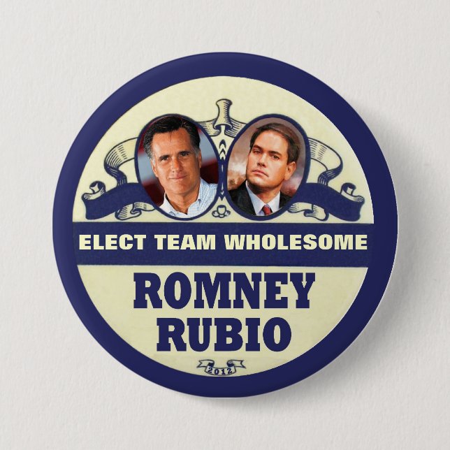 Mitt Romney / Marco Rubio 2012 Button (Vorderseite)