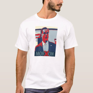 Mitt Romney mormonischer Idiot-T - Shirt