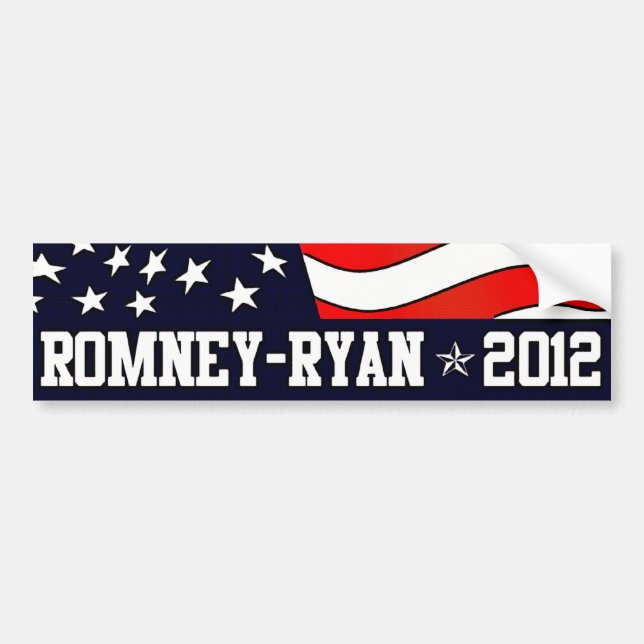 Mitt Romney Paul Ryan im Jahr 2012 Autoaufkleber (Vorne)