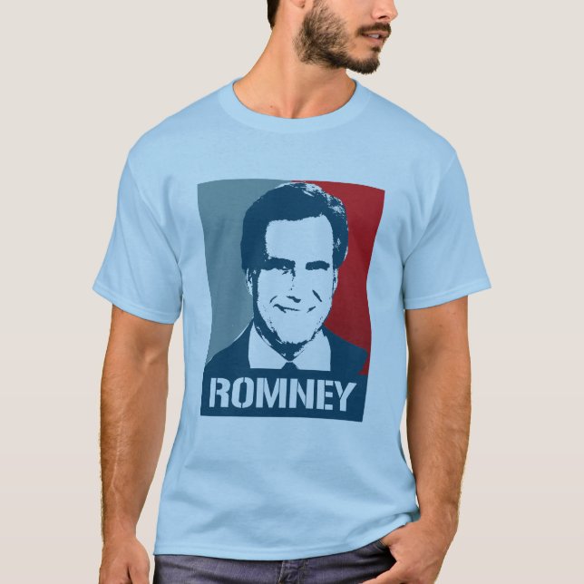 MITT ROMNEY-PLAKAT T-Shirt (Vorderseite)