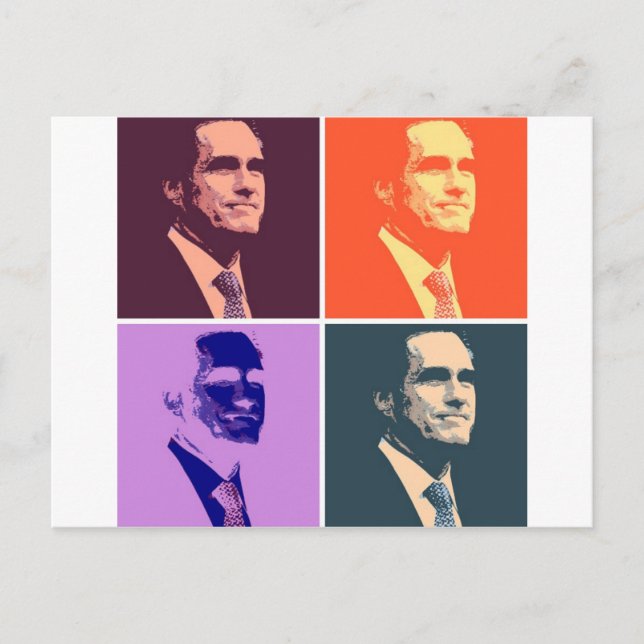 Mitt Romney Postkarte (Vorderseite)