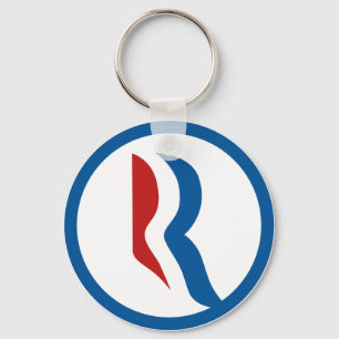 Mitt Romney "R"-Logo Schlüsselanhänger