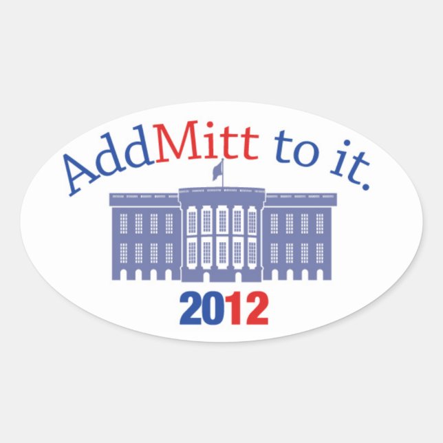 Mitt Romney Sticker (Vorderseite)