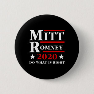 Mitt Romney Tu Was Richtig Ist Anti-Trump-Republik Button