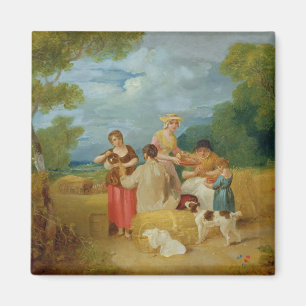 Mittag, 1799 (Öl auf Leinwand) Magnet
