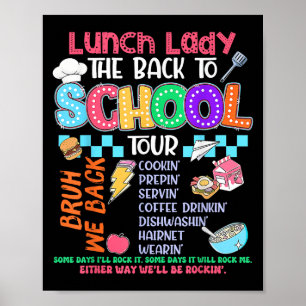 Mittag-Dame Zurück in die Schule Crew Poster