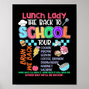 Mittag-Dame Zurück in die Schule Crew Poster