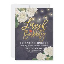 Mittag- und Brautparty-Blume mit String Lights