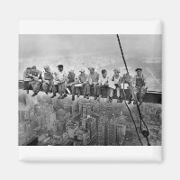 Mittagessen am Wolkenkratzer