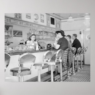 Mittagessen Counter, 1941 Poster