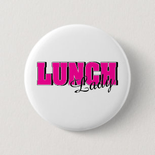 Mittagessen-Dame Button