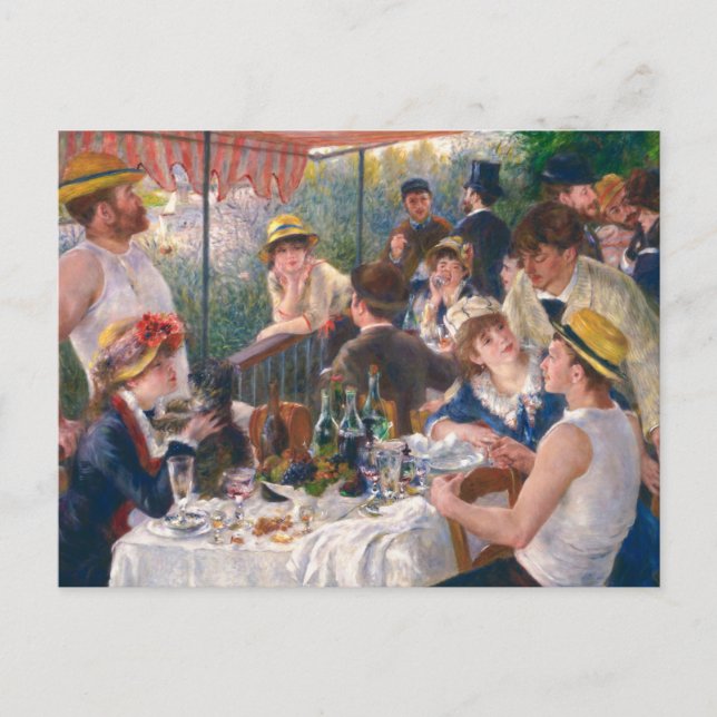 Mittagessen des Party, 1880 von Renoir Postkarte (Vorderseite)
