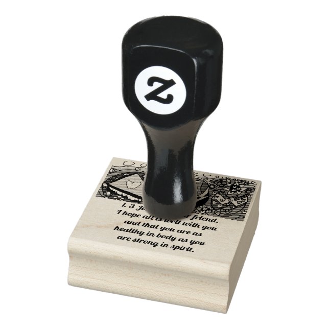 Mittagessen Gummistempel (Stempel)