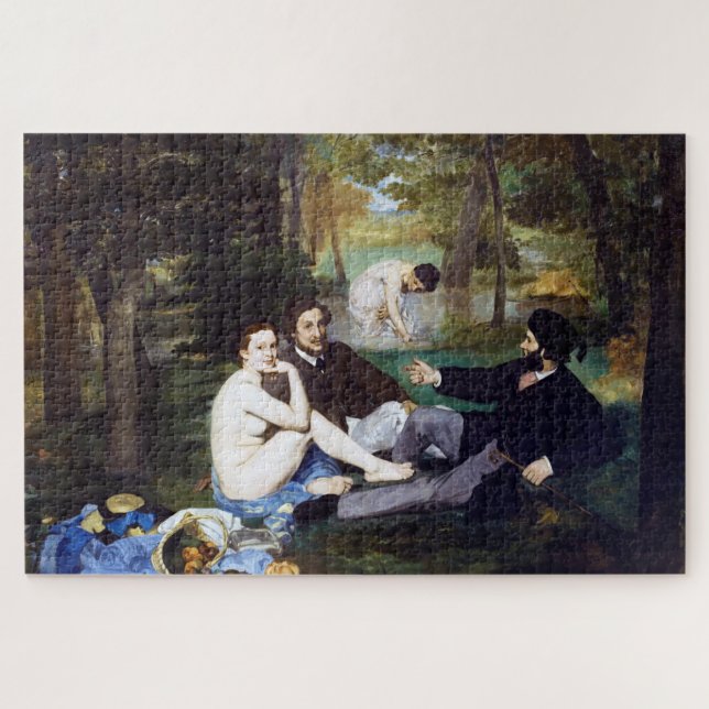 Mittagessen im Gras, Manet (Horizontal)